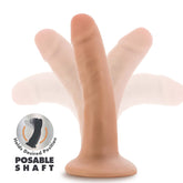 Dr Skin Plus 5 Inch Posable Realistic Vanilla Dildo Toy Dongs Realistic